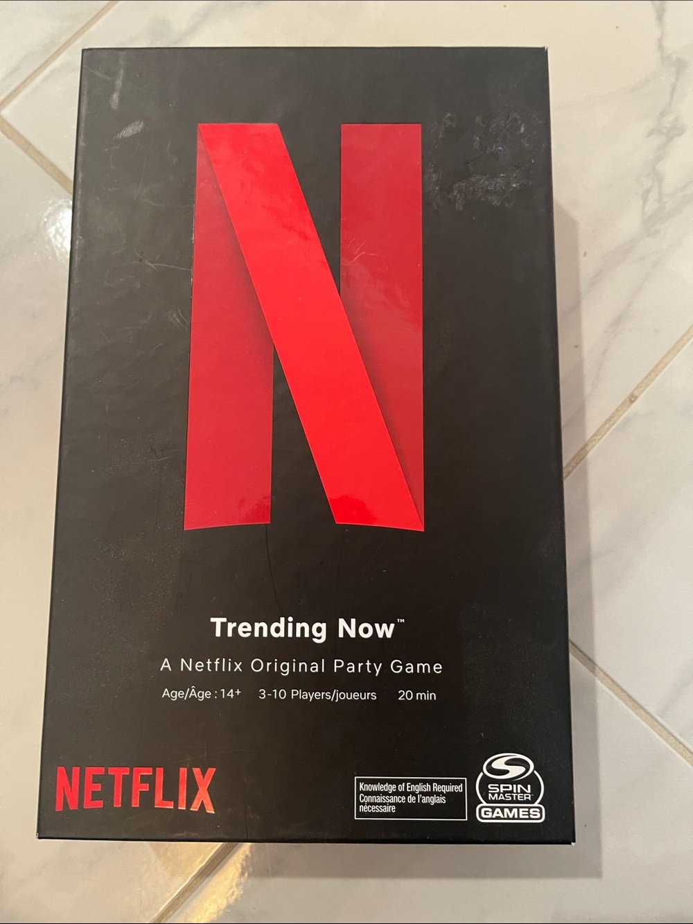 Netflix Trending Now Party Game in great condition